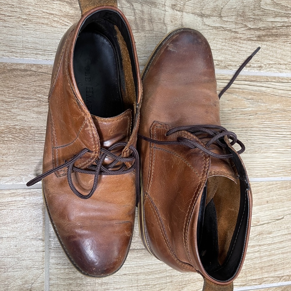 Men’s Cole Hann Classic Brown Leather Chukka Boots